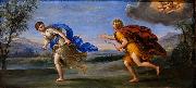 Francesco Albani Apollo and Daphne. oil painting